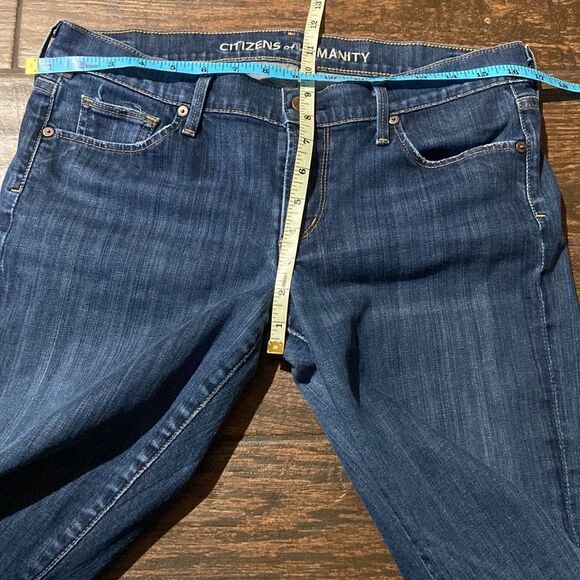 Citizens Of Humanity Dark Blue Boot Cut Jeans - Picture 16 of 16